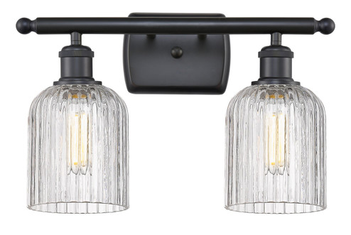 Ballston Two Light Bath Vanity in Matte Black (405|516-2W-BK-G559-5CL)