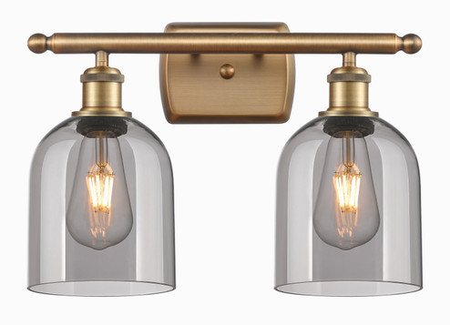 Ballston Two Light Bath Vanity in Brushed Brass (405|516-2W-BB-G558-6SM)
