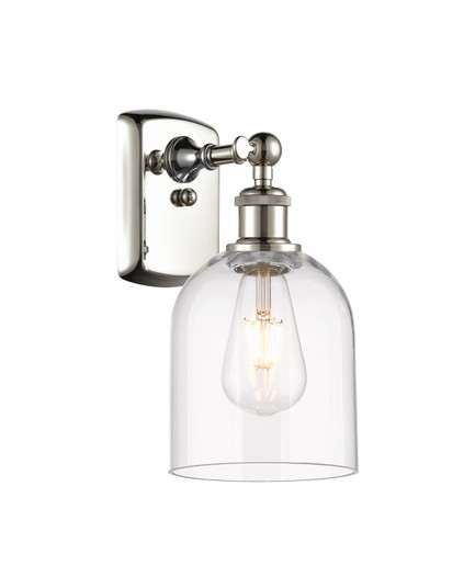 Ballston One Light Wall Sconce in Polished Nickel (405|516-1W-PN-G558-6CL)