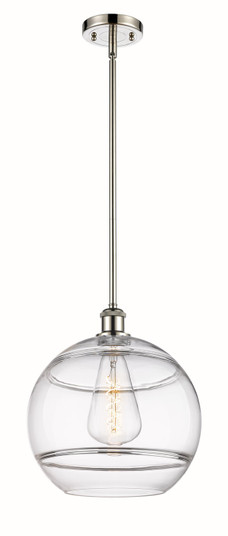 Ballston One Light Mini Pendant in Polished Nickel (405|516-1S-PN-G556-12CL)
