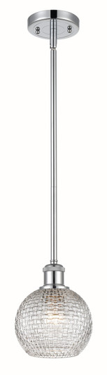 Ballston One Light Mini Pendant in Polished Chrome (405|516-1S-PC-G122C-6CL)