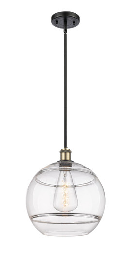 Ballston One Light Mini Pendant in Black Antique Brass (405|516-1S-BAB-G556-12CL)
