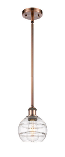 Ballston LED Pendant in Antique Copper (405|516-1S-AC-G556-6CL)