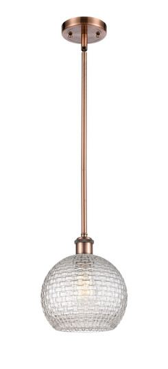 Ballston One Light Mini Pendant in Antique Copper (405|516-1S-AC-G122C-8CL)