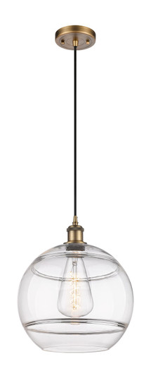 Ballston One Light Mini Pendant in Brushed Brass (405|516-1P-BB-G556-12CL)
