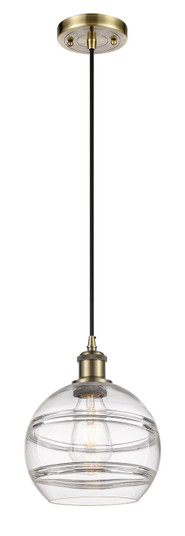 Ballston One Light Mini Pendant in Antique Brass (405|516-1P-AB-G556-8CL)