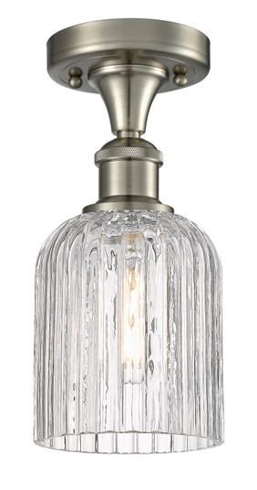 Ballston One Light Semi-Flush Mount in Brushed Satin Nickel (405|516-1C-SN-G559-5CL)