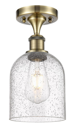 Ballston One Light Semi-Flush Mount in Antique Brass (405|516-1C-AB-G558-6SDY)