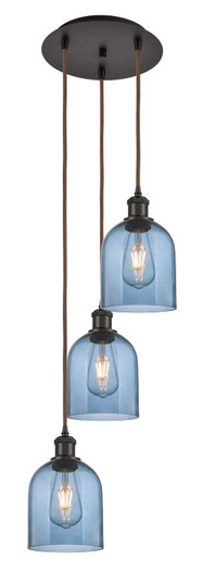 Ballston Three Light Pendant in Oil Rubbed Bronze (405|113B-3P-OB-G558-6BL)