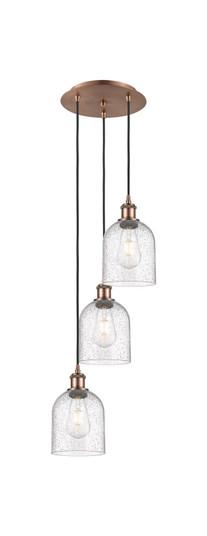 Ballston Three Light Pendant in Antique Copper (405|113B-3P-AC-G558-6SDY)