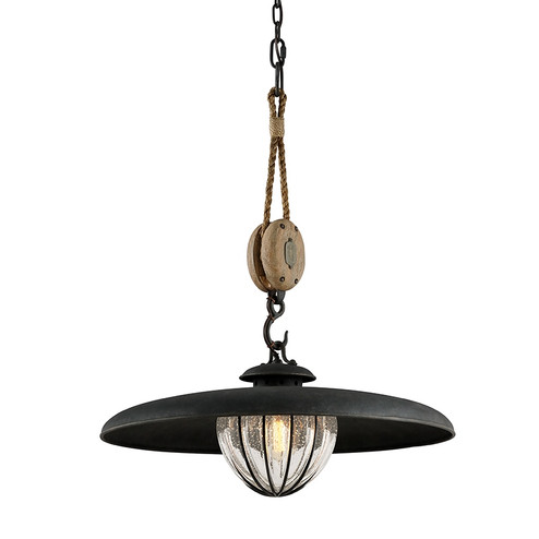 Murphy One Light Pendant in Forged Iron (67|F4906-FOR)