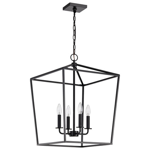 Emma Four Light Pendant in Dark Bronze (72|60-7951)