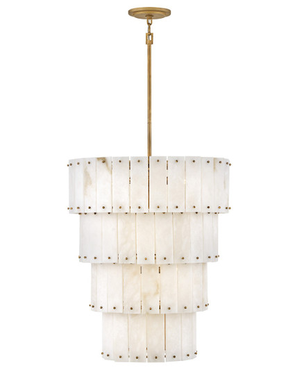Simone LED Chandelier in Burnished Gold (138|FR47758BNG)