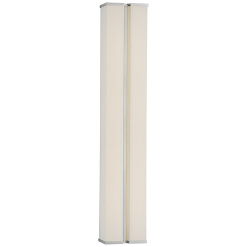 Vernet LED Wall Sconce in Polished Nickel and Linen (268|PCD 2252PN/L)