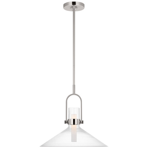 Larkin LED Pendant in Polished Nickel (268|IKF 5451PN-CG)