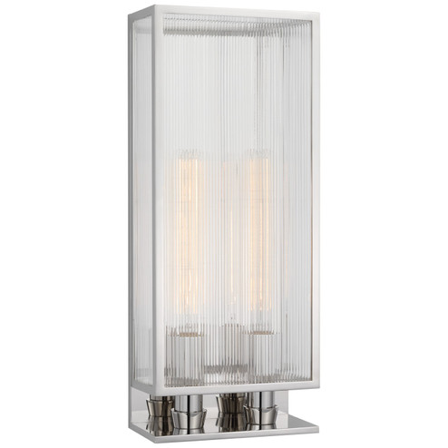 York LED Wall Sconce in Polished Nickel (268|BBL 2183PN-CRB)