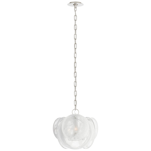 Loire Three Light Chandelier in Polished Nickel (268|ARN 5453PN-CSG)