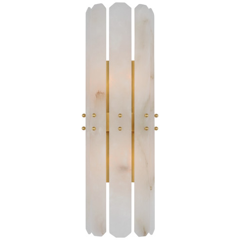 Bonnington Two Light Wall Sconce in Hand-Rubbed Antique Brass (268|ARN 2125HAB-ALB)