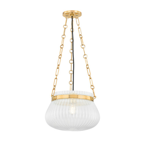 Granby One Light Pendant in Aged Brass (70|1113-AGB)