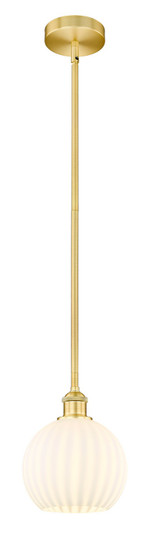 Edison One Light Mini Pendant in Satin Gold (405|616-1S-SG-G1217-8WV)