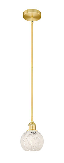 Edison One Light Mini Pendant in Satin Gold (405|616-1S-SG-G1216-6WM)