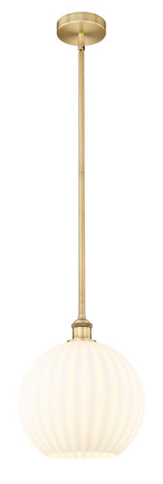 Edison LED Mini Pendant in Brushed Brass (405|616-1S-BB-G1217-12WV)