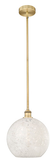 Edison One Light Mini Pendant in Brushed Brass (405|616-1S-BB-G1216-12WM)