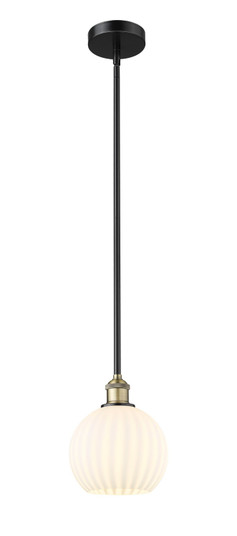 Edison LED Mini Pendant in Black Antique Brass (405|616-1S-BAB-G1217-8WV)