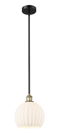 Edison One Light Mini Pendant in Black Antique Brass (405|616-1S-BAB-G1217-10WV)