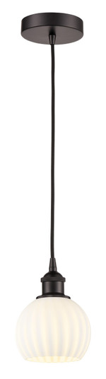 Edison One Light Mini Pendant in Oil Rubbed Bronze (405|616-1P-OB-G1217-6WV)