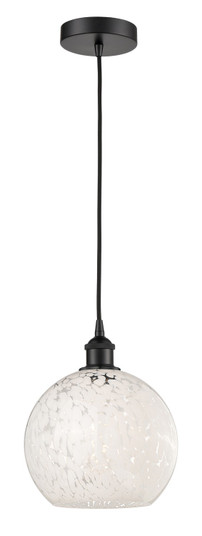 Edison One Light Mini Pendant in Matte Black (405|616-1P-BK-G1216-10WM)