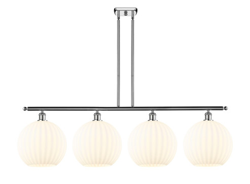 Ballston LED Island Pendant in Polished Chrome (405|516-4I-PC-G1217-12WV)