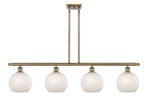 Ballston LED Island Pendant in Antique Brass (405|516-4I-AB-G1216-8WM)