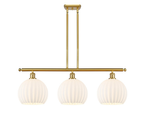 Ballston LED Island Pendant in Satin Gold (405|516-3I-SG-G1217-10WV)