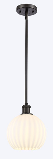 Ballston One Light Mini Pendant in Oil Rubbed Bronze (405|516-1S-OB-G1217-8WV)