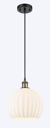 Ballston LED Mini Pendant in Black Antique Brass (405|516-1P-BAB-G1217-10WV)
