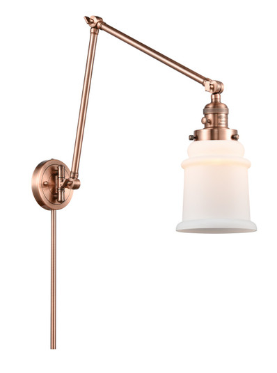 Franklin Restoration LED Swing Arm Lamp in Antique Copper (405|238-AC-G181)