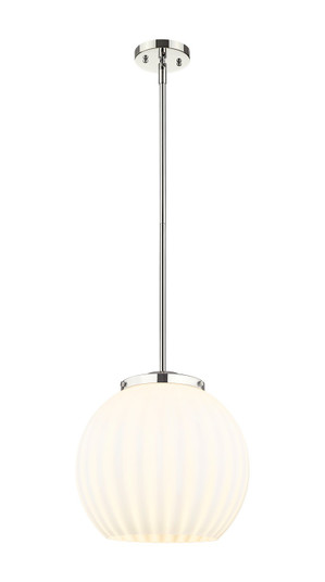 Franklin Restoration LED Pendant in Polished Nickel (405|221-1S-PN-G1217-14WV)