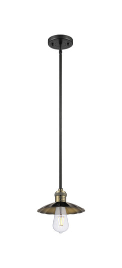 Franklin Restoration LED Mini Pendant in Black Antique Brass (405|201S-BAB-M17-BK)