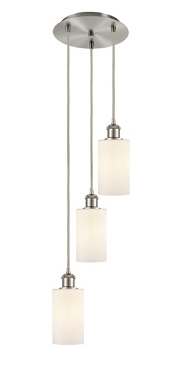 Ballston Three Light Pendant in Brushed Satin Nickel (405|113B-3P-SN-G804)