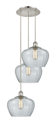 Ballston Three Light Pendant in Polished Nickel (405|113B-3P-PN-G92-L)