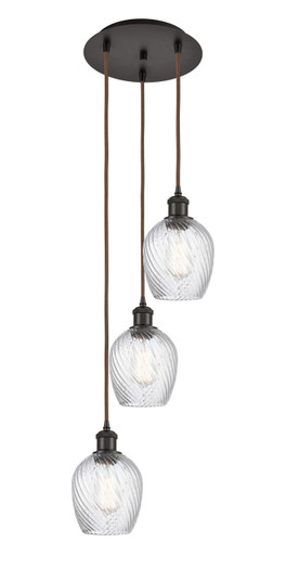 Ballston Three Light Pendant in Oil Rubbed Bronze (405|113B-3P-OB-G292)