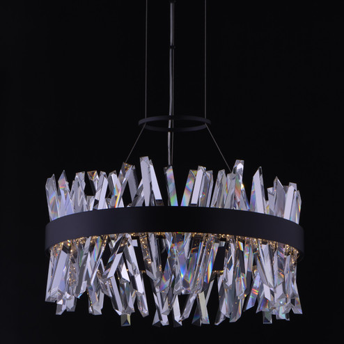 Glacier LED Pendant in Matte Balck (238|030254-052)
