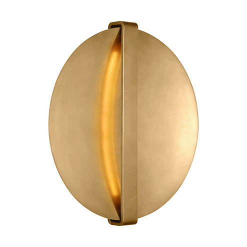 Cymbal LED Wall Sconce in Natural Brass (182|PBWS35327NB/NB)