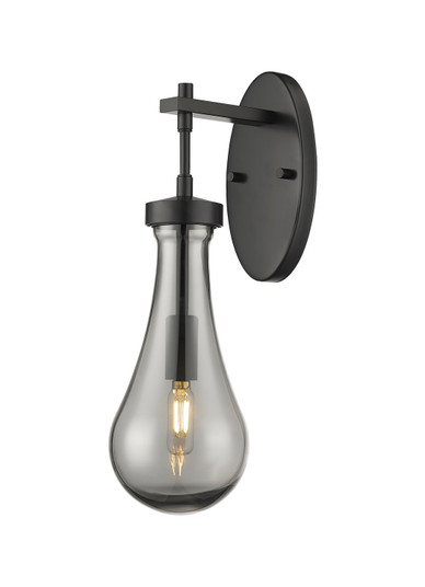 Downtown Urban One Light Wall Sconce in Matte Black (405|451-1W-BK-G451-5SM)