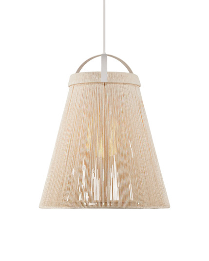 Parnell One Light Pendant in White/Frosted White/Gesso White (142|9000-1153)