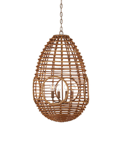 Columbary Pendant Four Light Pendant in Natural/Khaki (142|9000-1151)