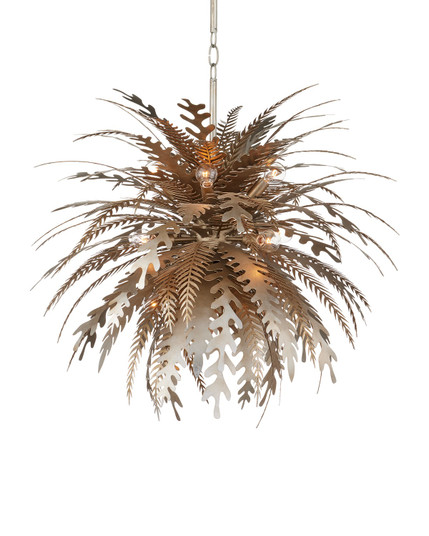 Abyssinia 12 Light Chandelier in Contemporary Silver Leaf/Dark Silver Leaf (142|9000-1138)