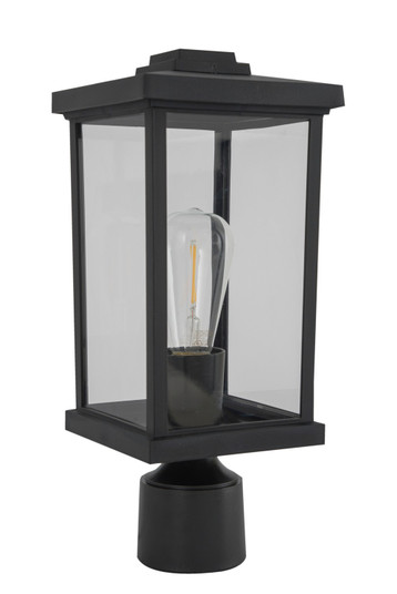 Resilience Lanterns One Light Post Mount in Textured Black (46|ZA2415-TB-C)