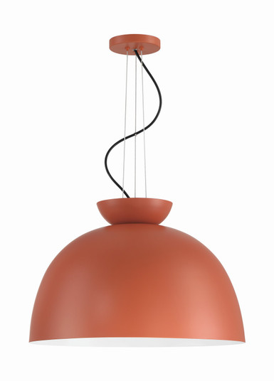 Ventura Dome One Light Pendant in Baked Clay (46|59192-BCY)